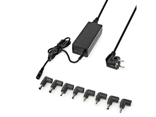 Nedis - USB-C-strømadapter - AC 100-240 V - 65 watt - svart