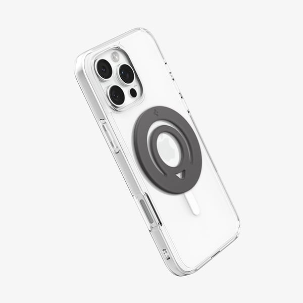 Spigen OM105, Magnetisk ring, Grå, Polykarbonat, Universal, Apple, Google, Samsung, 1 styck