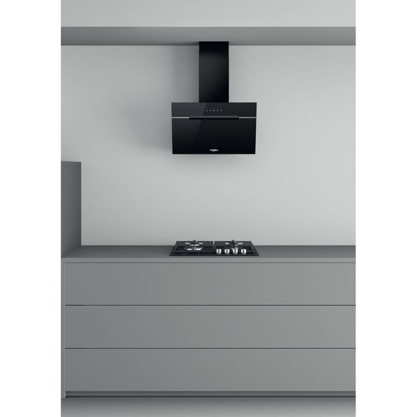 Whirlpool WHVP 62F LT SK, 495 m³/t, avtrekk/resirkulering, A, A, D, 65 dB