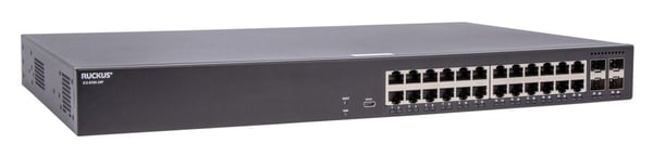 RUCKUS Networks ICX8100-24P-X, Håndtert, Gigabit Ethernet (10/100/1000), Strøm over Ethernet (PoE), Rack-montering, 1U