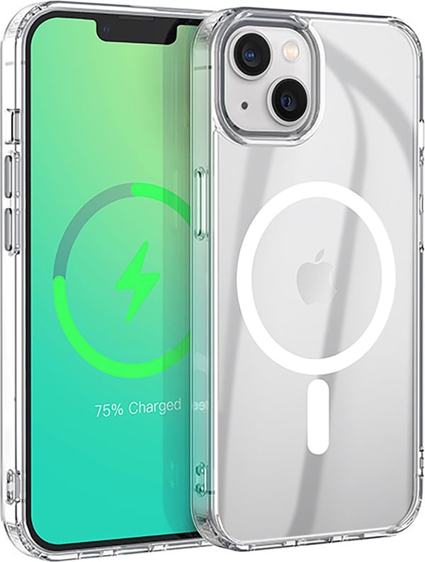 eSTUFF Infinite Oslo - Baksidesskydd för mobiltelefon - magnetisk, 86 % återvunnen plast - MagSafe-kompatibilitet - termoplastisk polyuretan (TPU),...