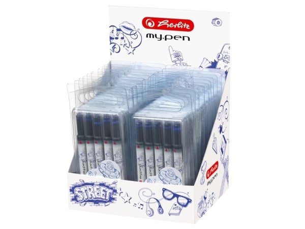 Herlitz My.Pen Pen Patroner Blå (0010983443)