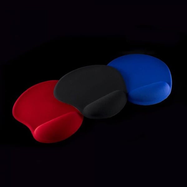 SBOX MP-01BL, Blå, Monokromatisk, Gel, Håndleddshvilepute, Antiskliunderlag
