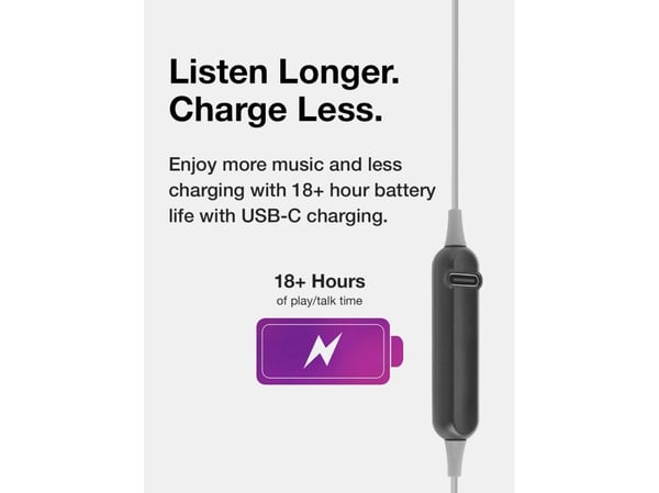 Koss KSC35 trådløse hodetelefoner med øreklips, Bluetooth og mikrofon, svart