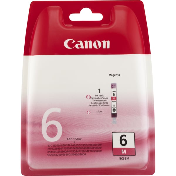 Canon - Magenta - original - blekkbeholder - for i860, 960, 99XX; PIXMA IP3000, IP4000, iP5000, iP6000, iP8500, MP750, MP760, MP780; S830