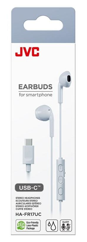 JVC HA-FR17UC, Langallinen, Puhelut/Musiikki, 16,6 g, Kuulokkeet, Sininen