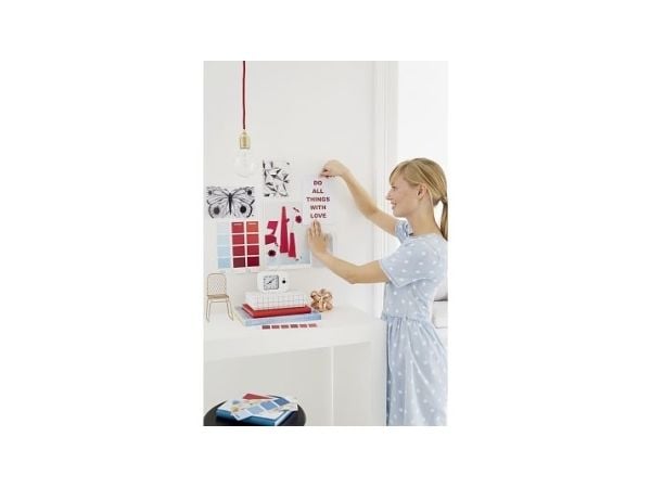 TESA TACK, Monteringsplatta, Vit, inomhus, papper, Blåsa