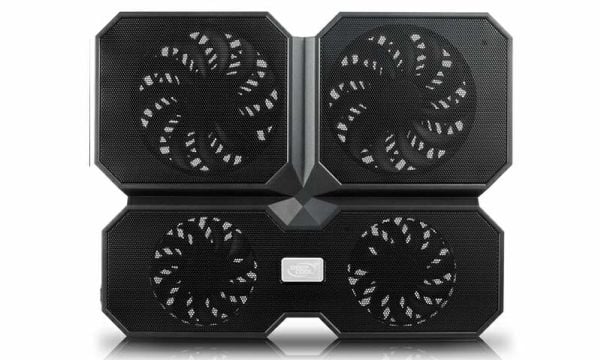 Deepcool Multi Core X6 - Fläkt till bärbar dator/notebook - 15.6" - 100 mm/140 mm - svart