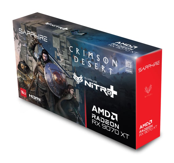 SAPPHIRE NITRO+ AMD RADEON RX9070XT 16GB