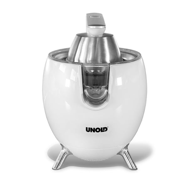 Unold Power Juicy, Mehustin, Valkoinen, 1 m, Ruostumaton teräs, Muovi, Ruostumaton teräs, 1100 W