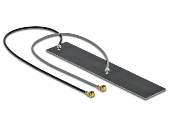 Delock - Antenne - 78 cm - plate - Smart Home - innendørs, klebemontering - grå, svart