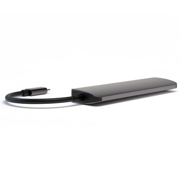4smarts 4S468782, USB 3.2 Gen 1 (3.1 Gen 1) Type-C, 100 W, Grå, MicroSD (TransFlash), SD, 4K Ultra HD, HDMI, USB 3.2 Gen 1 (3.1 Gen 1) Type-A