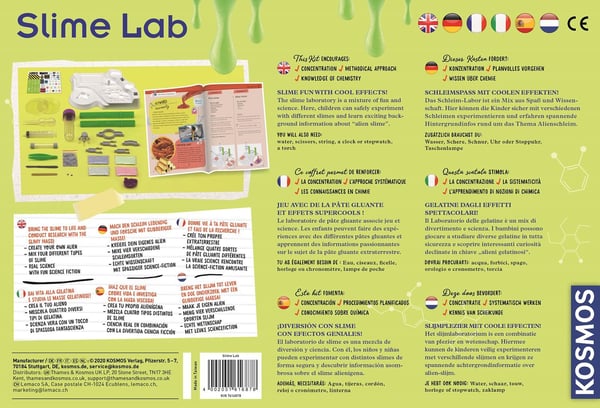 Kosmos TOY educational kit SLIME LAB