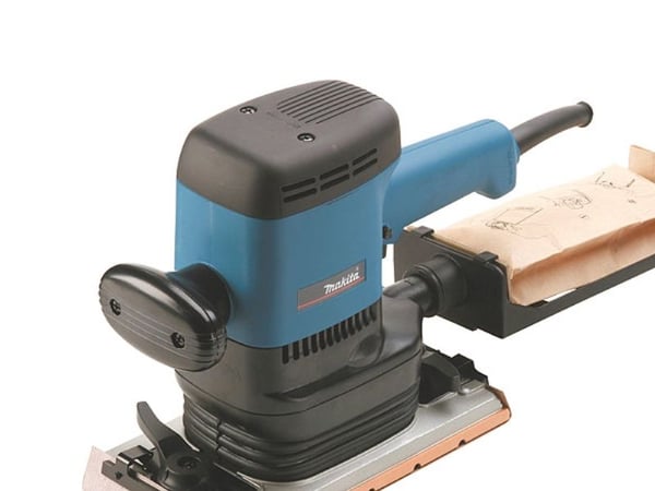 Makita 9046 plansliper 600 W 6000 OPM 5 mm slipeslag