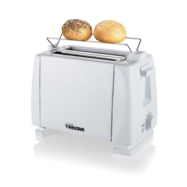 Tristar BR-1009, 2 skiver, Hvit, Rotasjon, 650 W, 840 g, 144 stykker