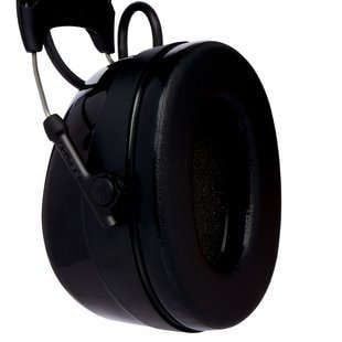 3M Peltor ProTac III MT13H221A - Hodetelefoner - hodebånd - loddrett - kablet - 3,5 mm jakk - lydisolerende - svart