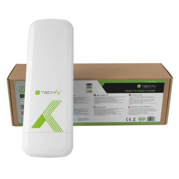 Techly I-WL-CPE880, 2,4 GHz, 5 GHz, 300 Mbit/s