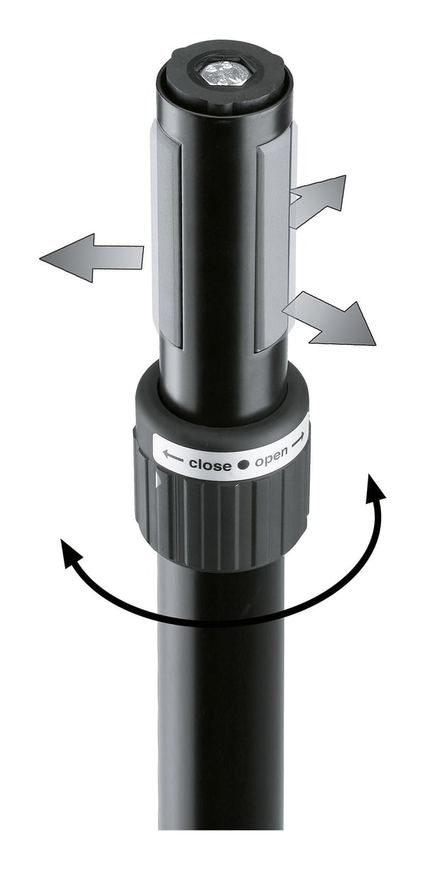 König & Meyer 21367-014-55, Stål, Svart, 890 - 1380 mm, 37 mm, 37 mm, 2,67 kg