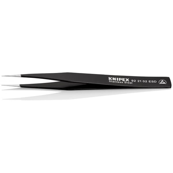 Knipex 92 21 02 ESD-pincett, fin extra tunn spets, 128 mm