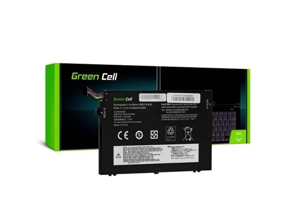 Green Cell-batteri til Lenovo ThinkPad E480/E485/E490/E495/E580/E585/E590/E595