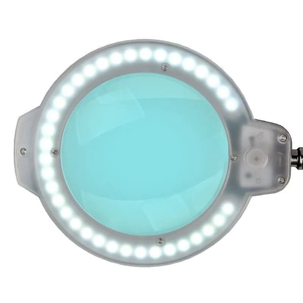 Activeshop LED suurennuslamppu Glow Moonlight 8013/6" musta, pöytään kiinnitettäväksi