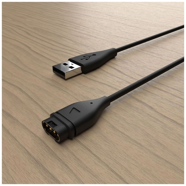 FIXED - Laddningskabel för smart klocka - USB hane - 1 m - svart