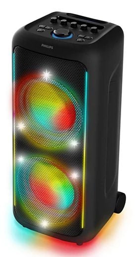 Philips TAX5000E - Partyhögtalare - trådlös - Bluetooth - 100 Watt - 2-vägs