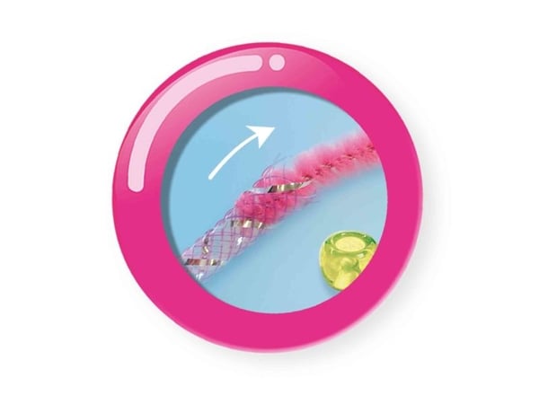 SES Creative Glitter dreams - Glitter bracelets, Kit för tillverkning av smycken för barn, 4 År, Blå, Rosa, Lila, 1 styck