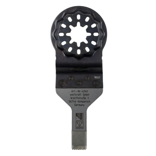 wolfcraft GmbH 4240000, Icke-järnmetaller, Gipsskivor, Plast, Trä, Trä med spik, Bimetall, 1 cm, 1,4 mm, 4,2 cm, 1 styck
