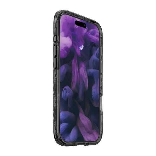 Laut Crystal MATTER-X - Baksidedeksel for mobiltelefon - MagSafe-samsvar - polykarbonat, termoplast-polyuretan (TPU) - svart krystall - for Apple i...