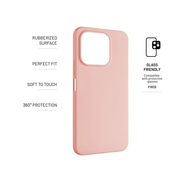 Fixed Story - Baksidedeksel for mobiltelefon - bløt gummi - rosa - for Honor X6b