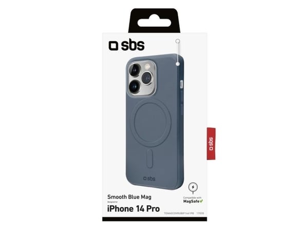 SBS TEMAGCOVRUBIP1461PB, Suojus, Apple, iPhone 14 Pro, 15,5 cm (6.1"), Sininen