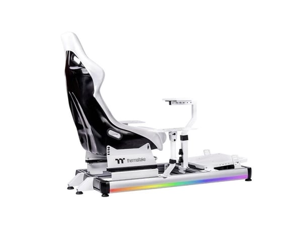 Thermaltake GSC-F50-CPASWH-01, Flight cockpit, hvit, aluminium, 120 kg, 12°, 600 mm