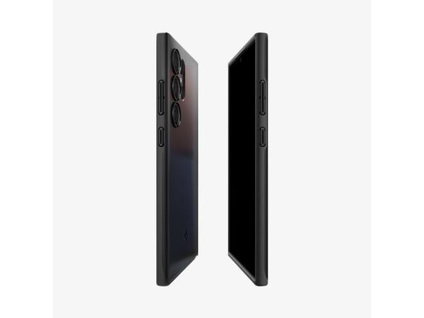 Spigen Thin Fit - Baksidesskydd för mobiltelefon - polykarbonat, termoplastisk polyuretan (TPU) - svart - för Samsung Galaxy S24 Ultra