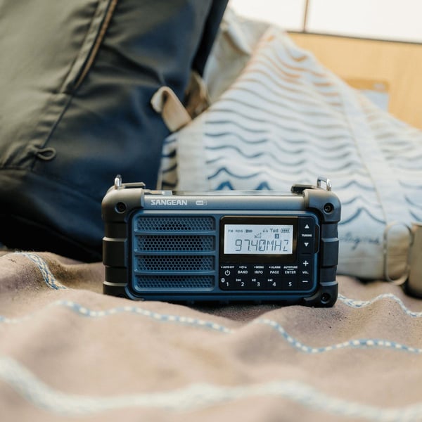 Sangean MMR-99 bärbar DAB-radio DAB+ FM, blå