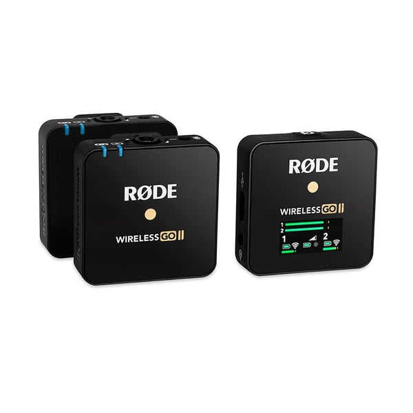 RØDE Wireless GO II trådløst mikrofonsystem, tokanals, to sendere