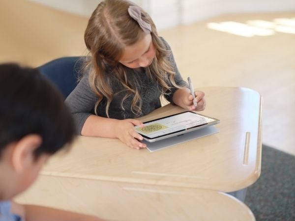 Microsoft Classroom Pen 2, tabletti, Microsoft, Platinum, Surface Go Surface Go 2, Alumiini, Muovi, AAAA