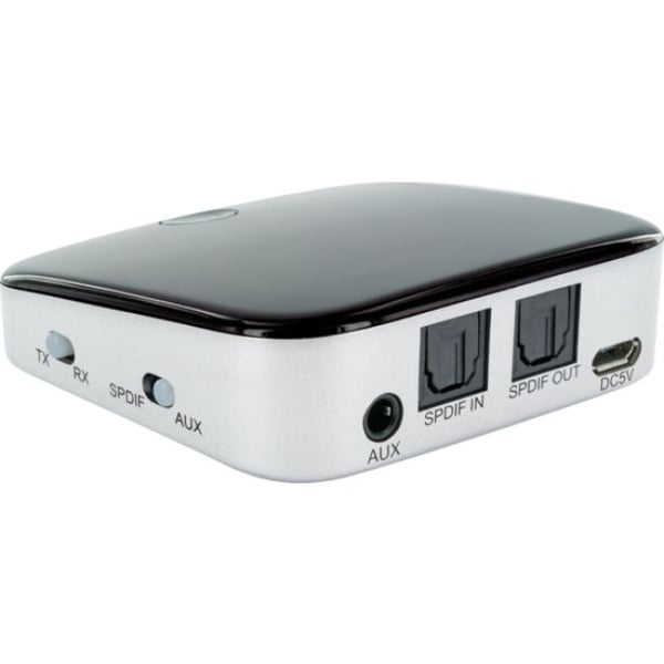 Schwaiger DAR100 513, Bluetooth, USB, A2DP, AVRCP, 10 m, 0,8 m, Svart, Sølv