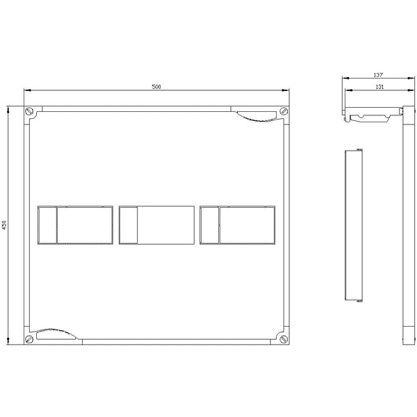 Siemens 8GK4730-3KK20, 300 mm, 510 mm, 610 mm, 55 mm, 3,44 kg