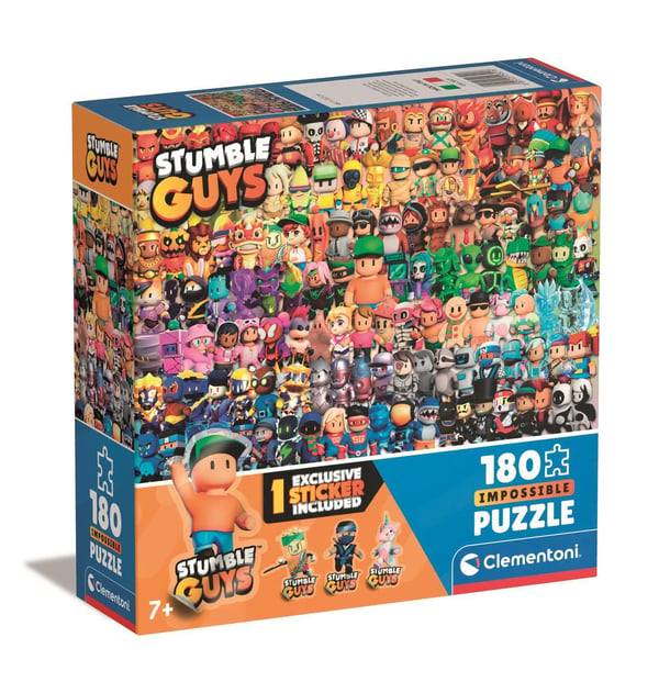 Clementoni Jigsaw 180EL CLM 29321 IMPOSSIB STUMBLE GUYS PUD