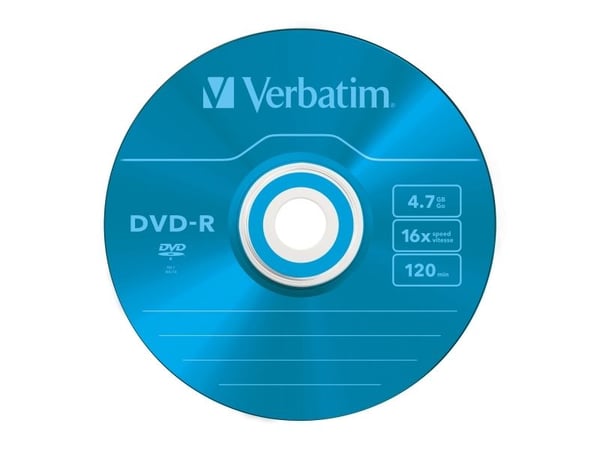 Verbatim Colours - 5 x DVD-R - 4.7 GB 16x