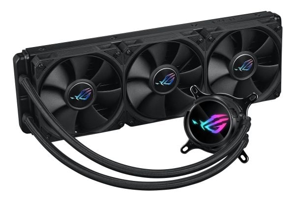 ASUS ROG Strix LC III 360, All-in-one-nesteenjäähdytin, 12 cm, Musta
