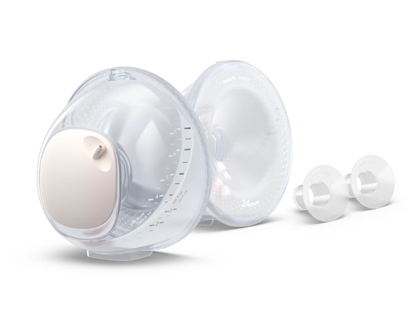 Philips Avent SCF439/01 handsfree dubbla uppsamlingskoppar, 2-pack