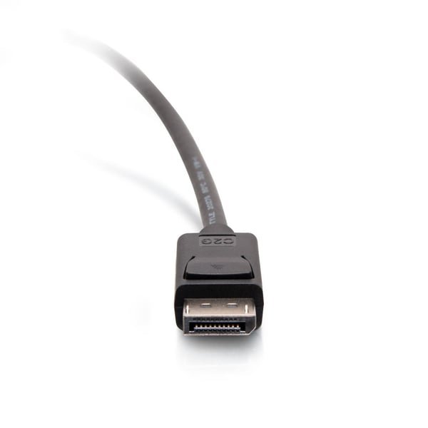 C2G 35ft DisplayPort Cable with Latches - M/M - DisplayPort-kabel - DisplayPort (hann) til DisplayPort (hann) - 10.66 m - låst - svart