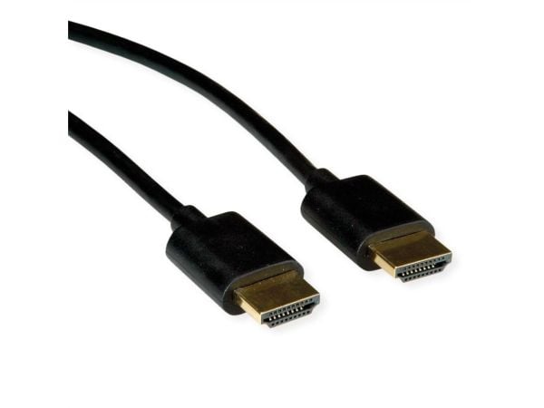ROLINE 11.04.6017, 2 m, HDMI Type A (Standard), HDMI Type A (Standard), 3D, Svart