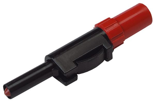 Hirschmann SLS 20 B, Sort, Rød, Nickel, 30 AC/60 DC, 16 A, 0,005 O, -25 - 70 °C