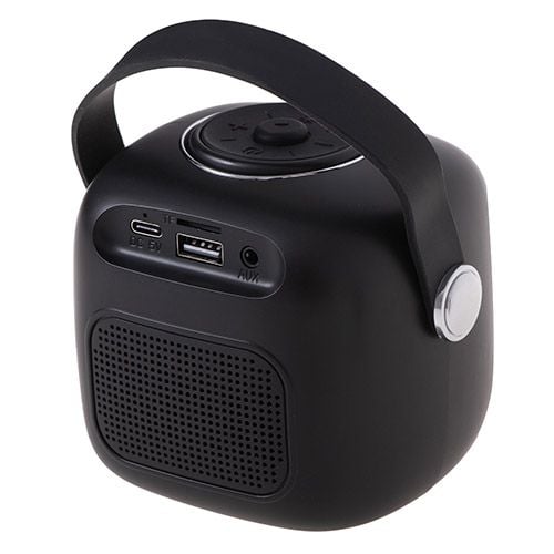Adler AD 1199B, Trådlös, Bärbar monohögtalare, Svart, Grå, Knappar, MP3-spelare, Inbyggt batteri