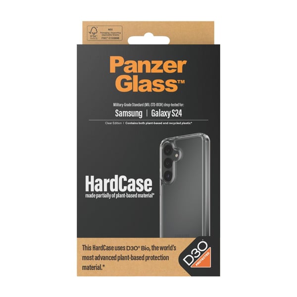 PanzerGlass™ | Hardcase - Bakside - Gjennomsiktig | Galaxy S24