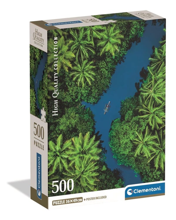 CLE puzzle 500 Compact Tropical Flygfoto 35592