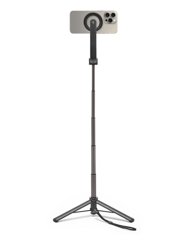 Spigen S571W MagSafe Bluetooth selfiestang med stativ, svart